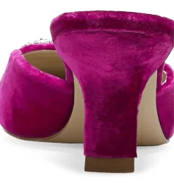 Sam Edelman Heel- Brit Jewel Raspberry Velvet