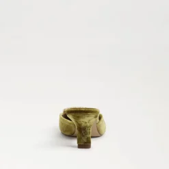 Sam Edelman Heel- Brit Kitten Heel Mule Chartreuse