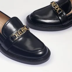 Sam Edelman Loafers/Oxfords- Christy Black Shiny Loafer