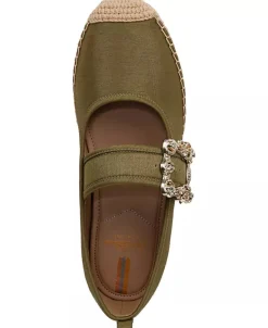 Sam Edelman Flat- Maddy Mary Jane Espadrille Wild Moss