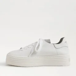 Sam Edelman Sneaker- Pippy White Leather Sneaker