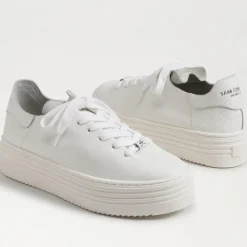 Sam Edelman Sneaker- Pippy White Leather Sneaker