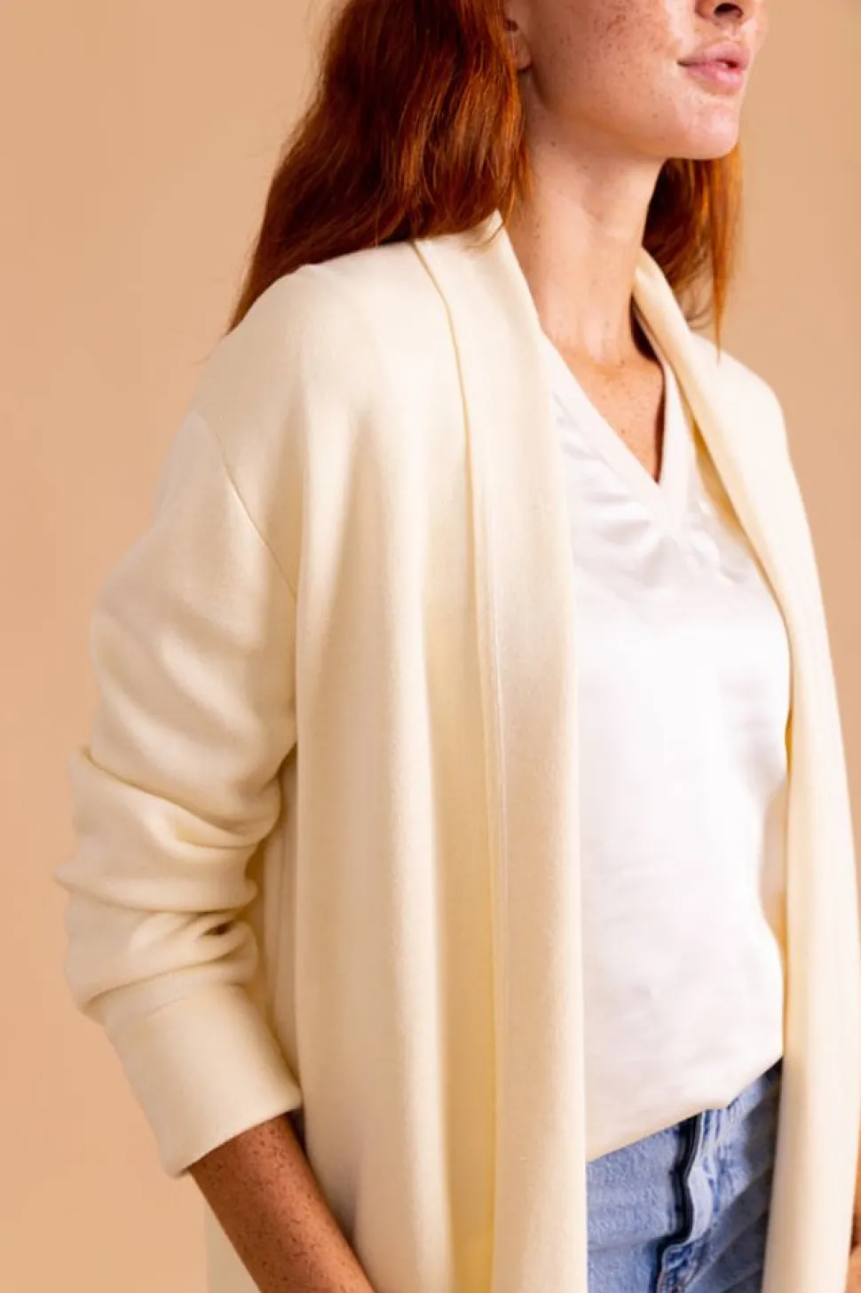 S'edge Apparel Sweaters-S'Edge Apparel Fallon Sweater Marshmallow