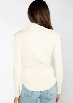 S'edge Apparel Blouses-S'Edge Apparel Olivia Top Meringue