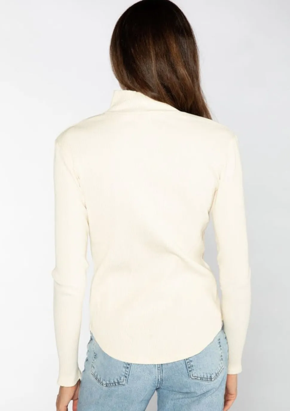 S'edge Apparel Blouses-S'Edge Apparel Olivia Top Meringue