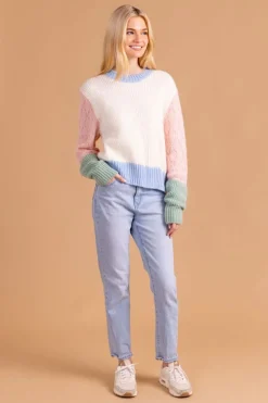 S'edge Apparel Sweaters-S'Edge Apparel Piper Sweater Colorblock