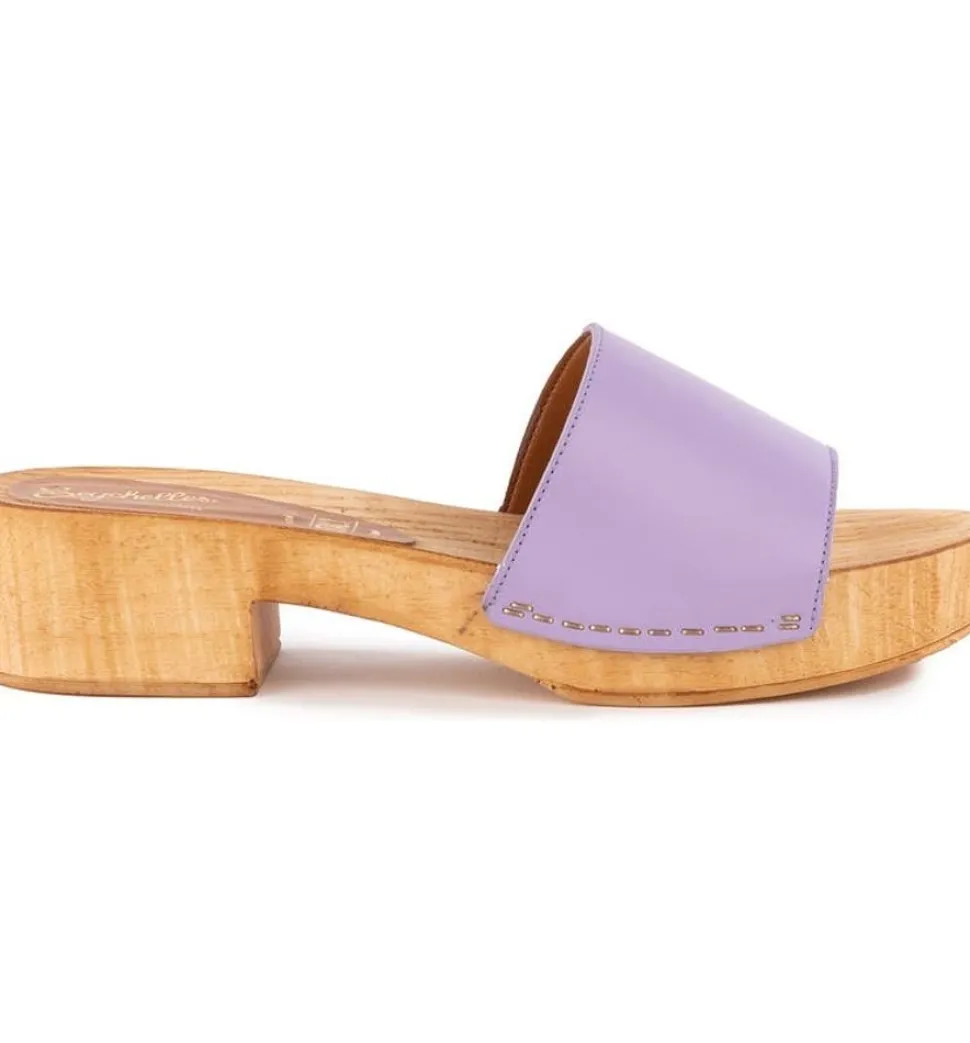 Seychelles Sandal- Marine Layer Lavender Slide