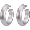 Sheila Fajl Jewelry- Small Chantal Hoops Silver