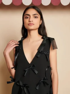 Sister Jane Mini- Butter Bow Mini Dress