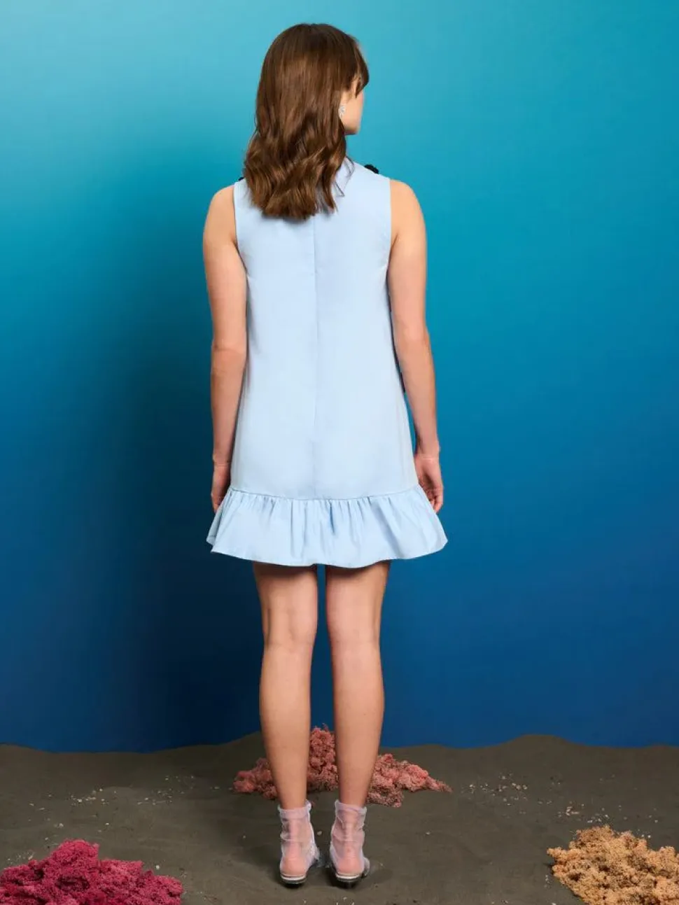 Sister Jane Mini- Capri Crochet Mini Dress