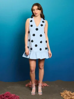 Sister Jane Mini- Capri Crochet Mini Dress