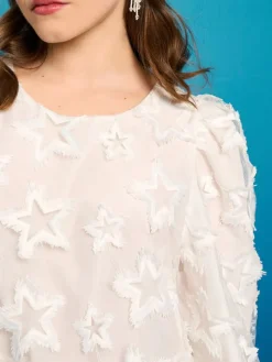 Sister Jane Mini- Periwinkle Organza Mini Dress