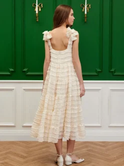 Sister Jane Midi- Revel Ruffle Midi Dress