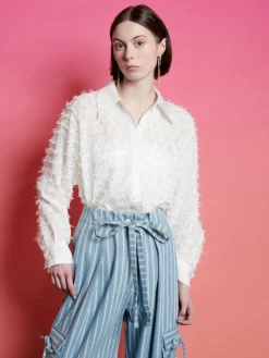 Sister Jane Blouses- Stevie Textured Shirt