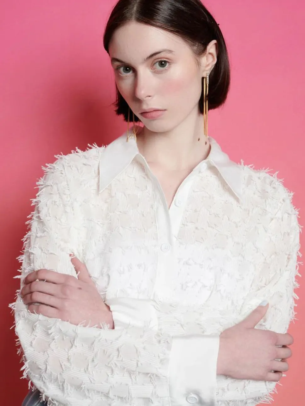 Sister Jane Blouses- Stevie Textured Shirt