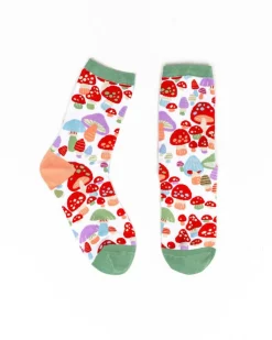 Sock Candy Socks And Tights- Mushroom Forest Crew Sock