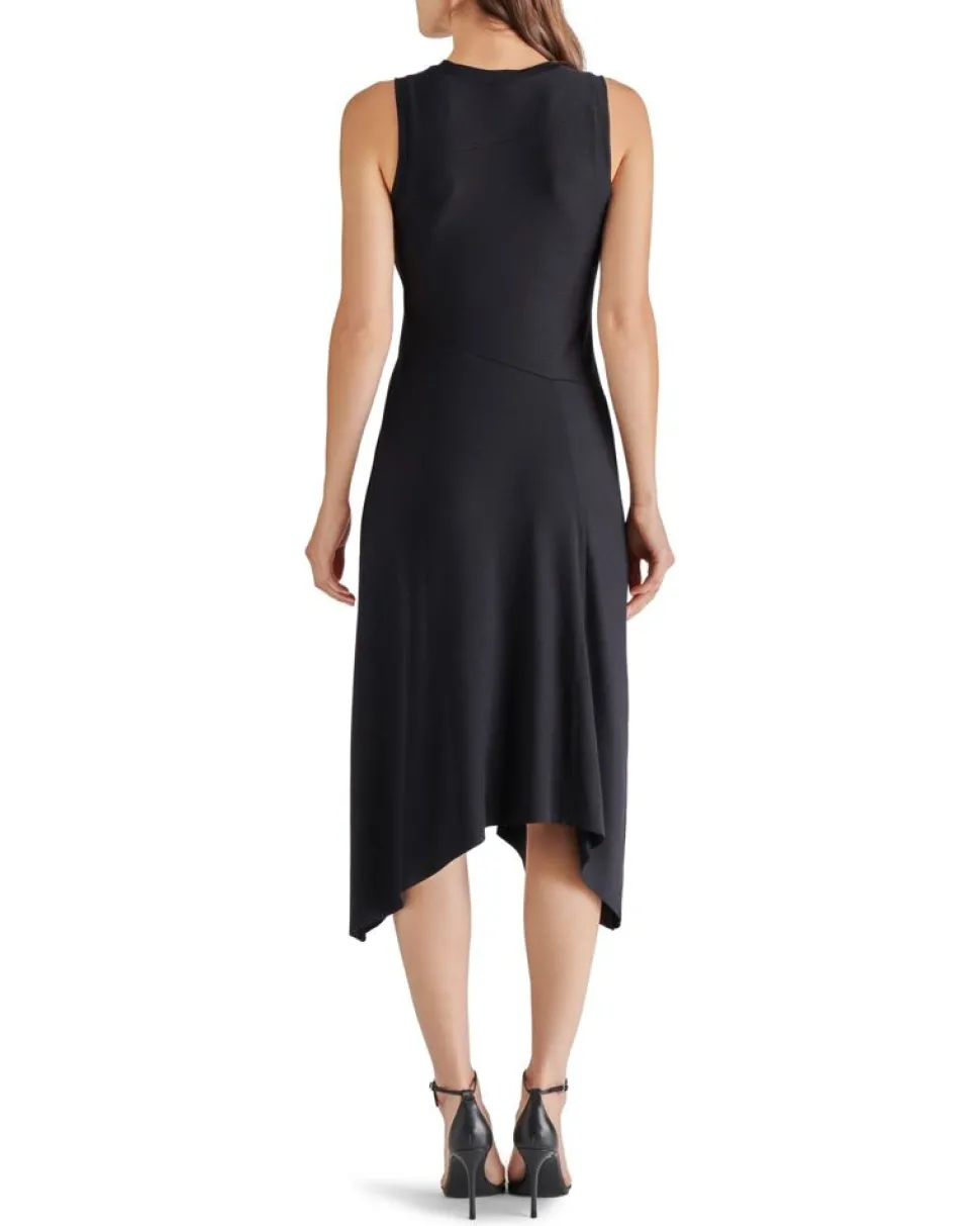 Steve Madden Midi- Anisa Black Dress
