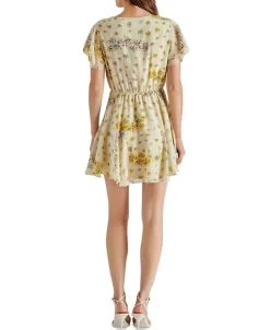 Steve Madden Mini- Kirsty Floral Chiffon Minidress