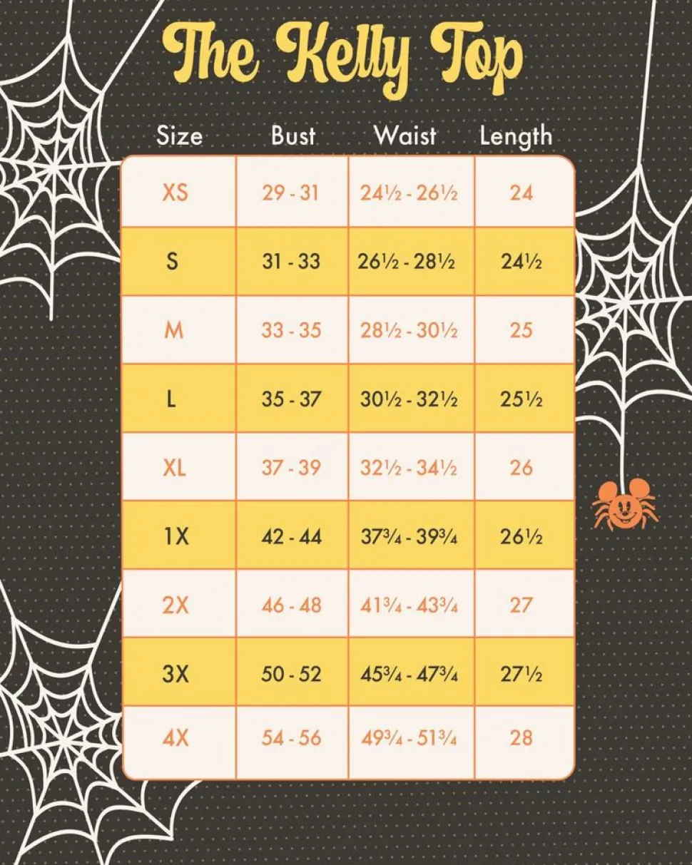 Stitch Shoppe T-Shirts- Mickey Spider Web Kelly Top