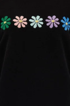 Sugarhill Brighton Sweaters- Andrea Rainbow Daisies Jumper