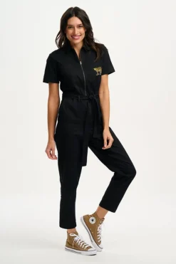 Sugarhill Brighton Jumpsuit- Billy Boilersuit Leopard Pocket