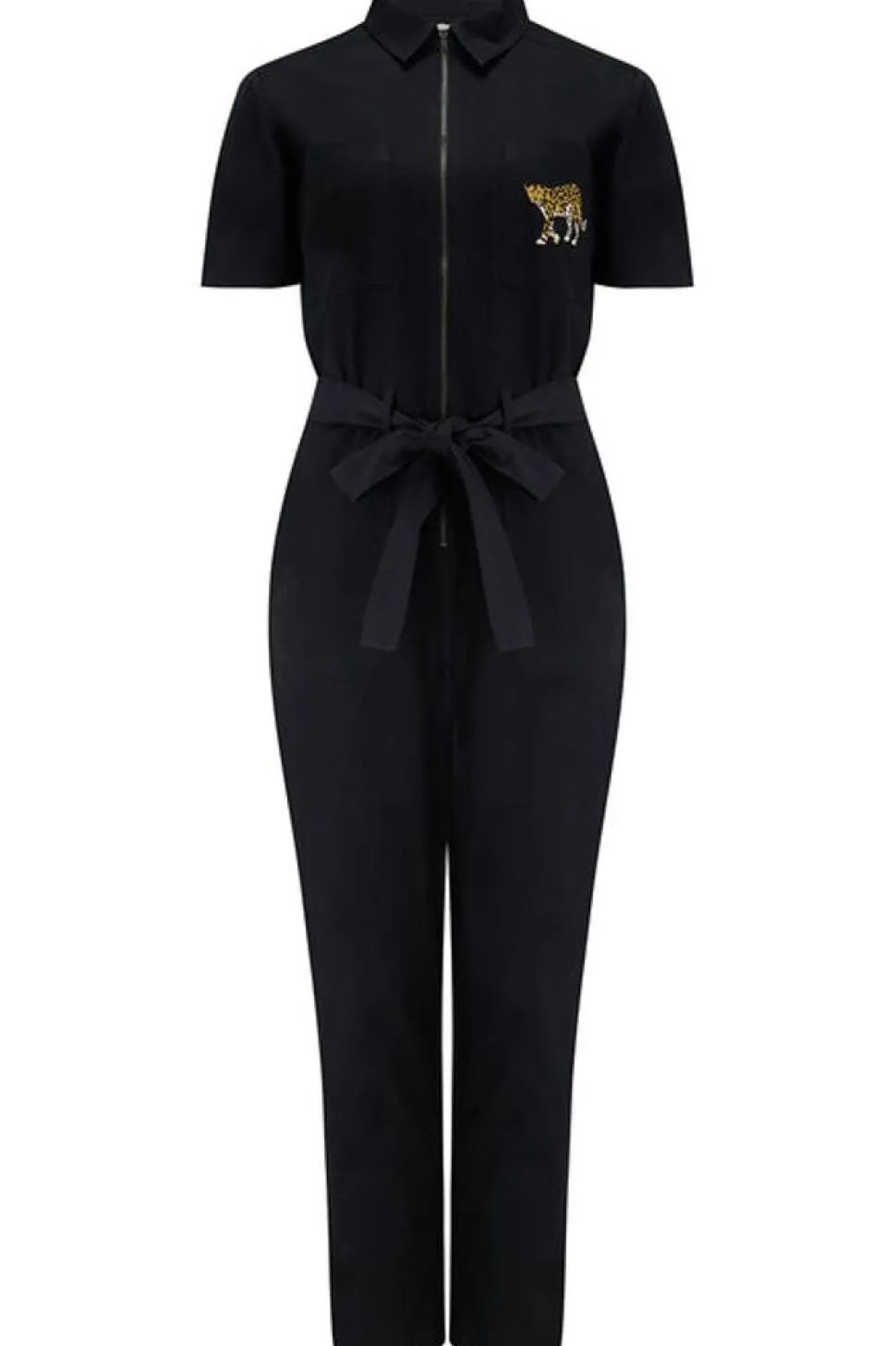 Sugarhill Brighton Jumpsuit- Billy Boilersuit Leopard Pocket