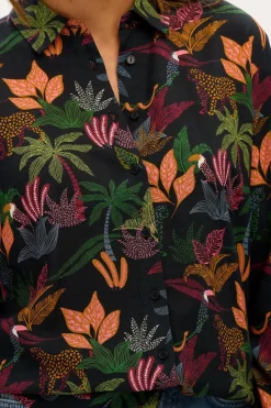 Sugarhill Brighton Blouses- Joy Shirt Jungle Life