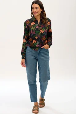 Sugarhill Brighton Blouses- Joy Shirt Jungle Life