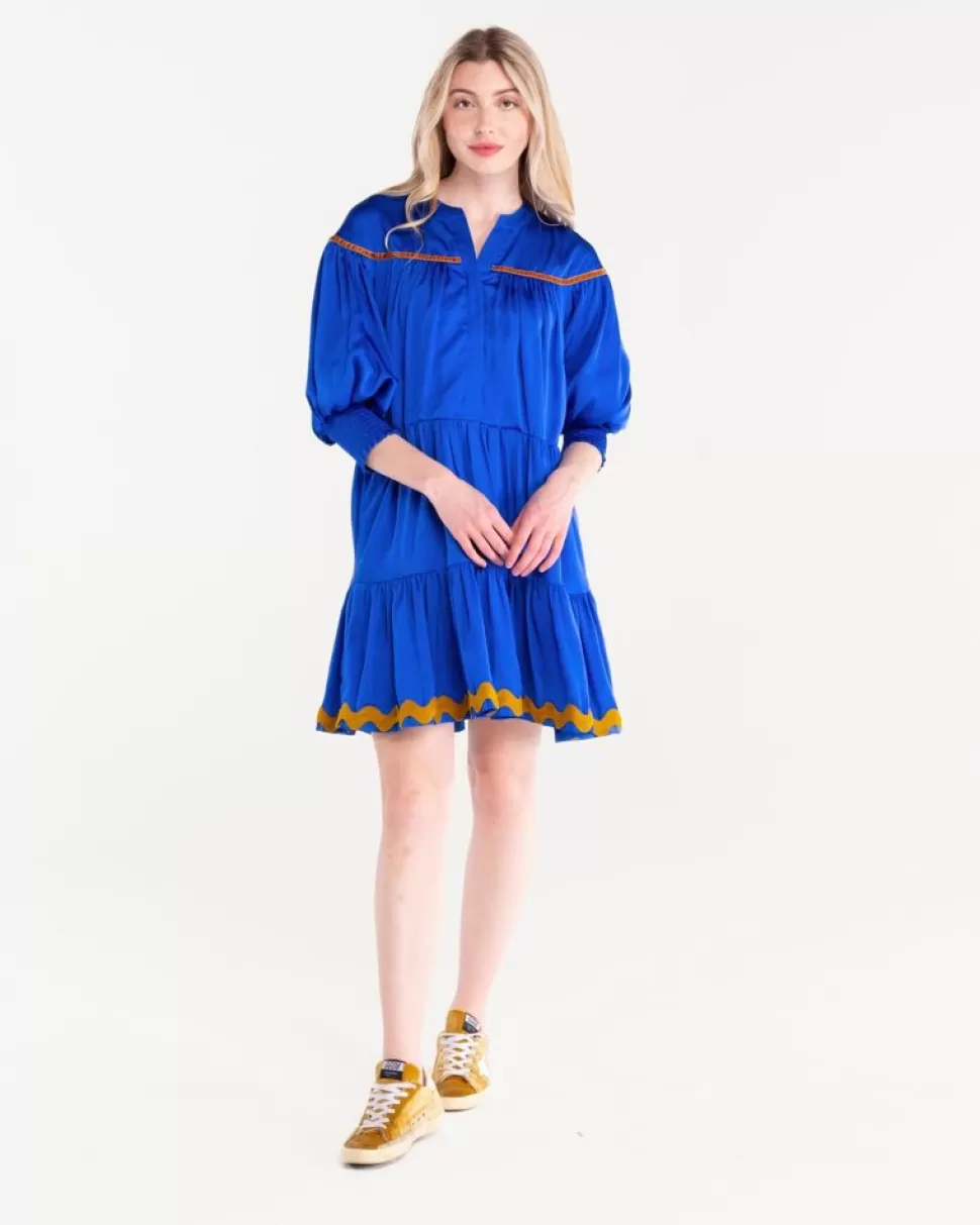 Alden Adair Mini- Charlotte Dress Cobalt