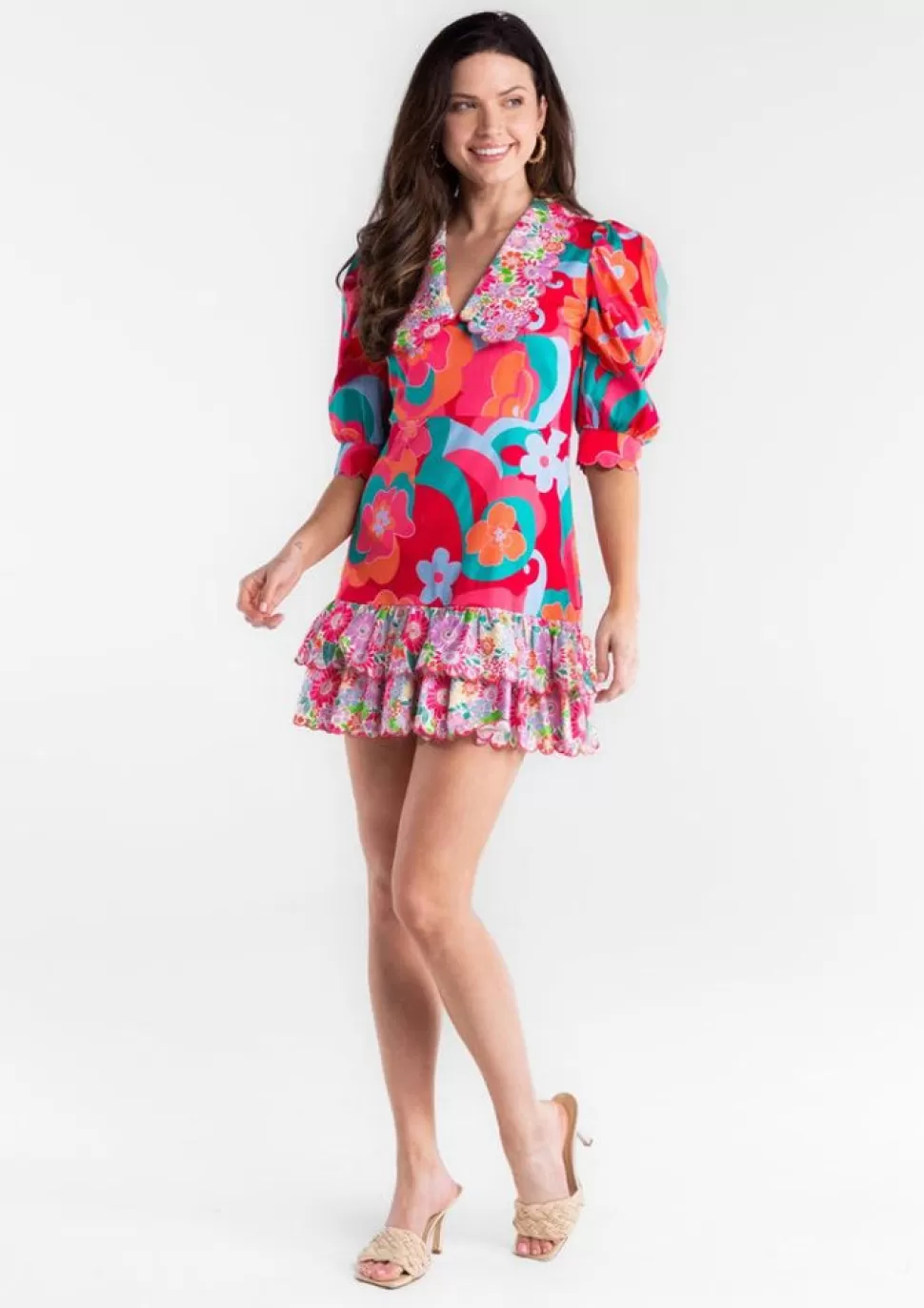 Alden Adair Mini- Piper Dress In Trippy