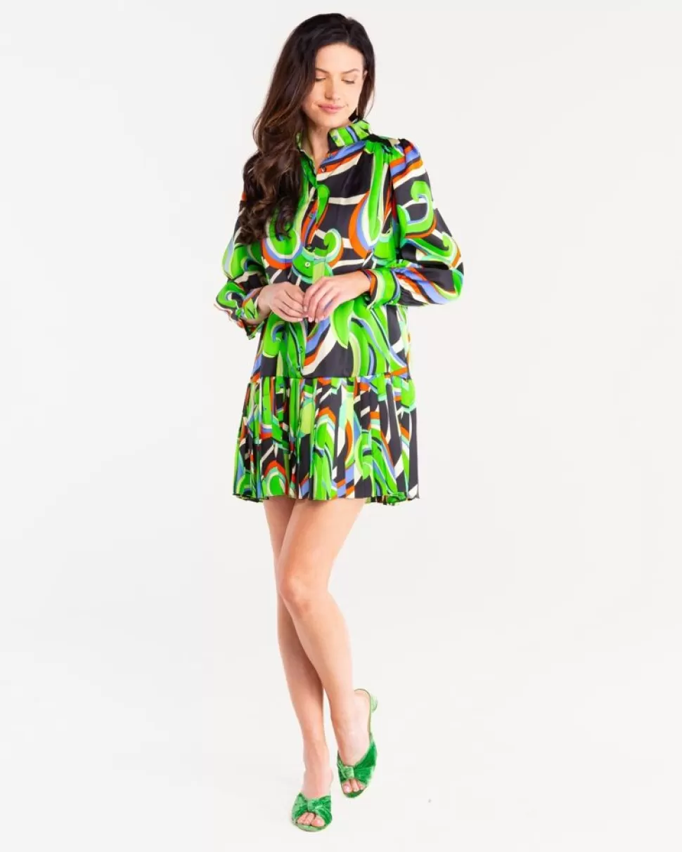 Alden Adair Mini- Reagen Dress In Kimono