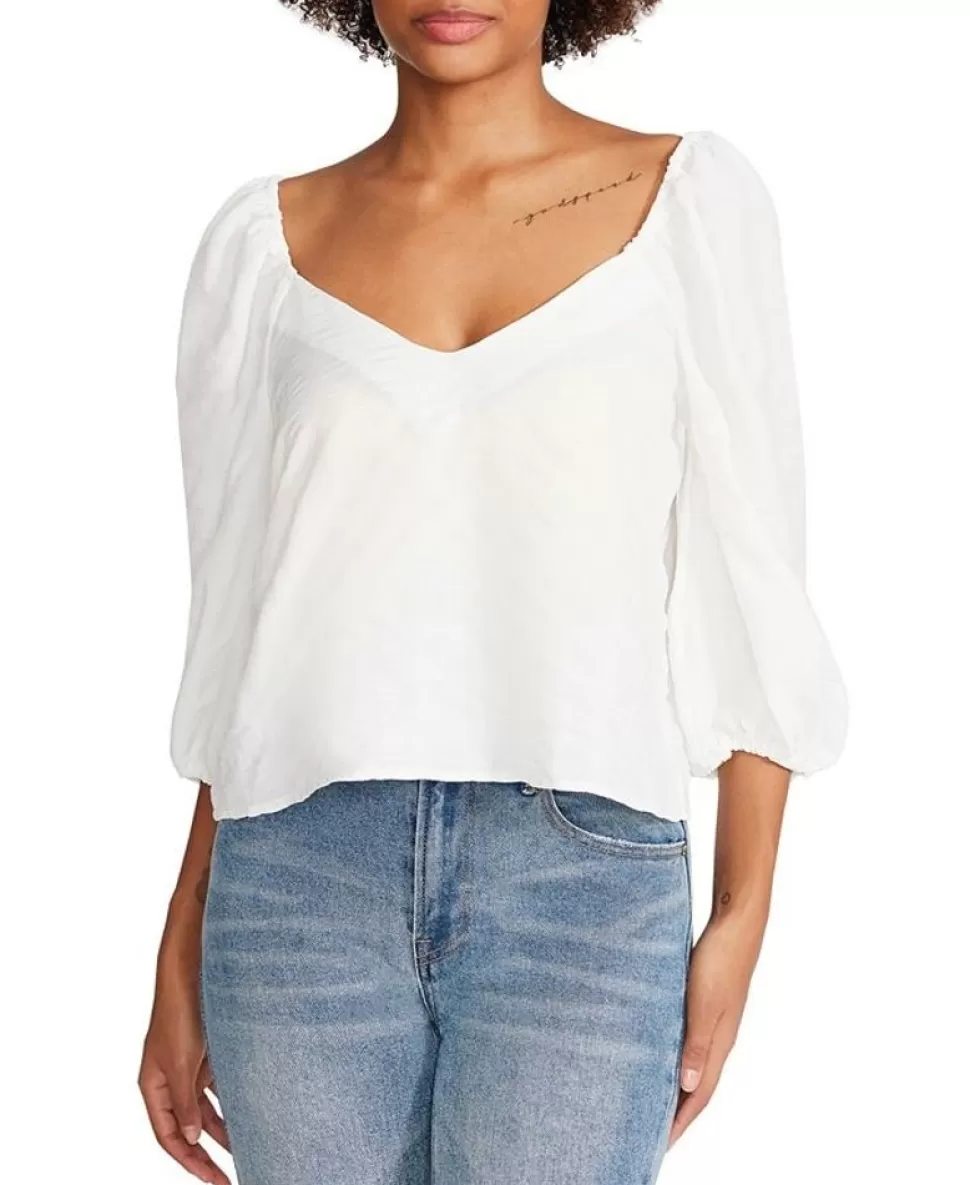 BB Dakota Blouses- Stevie White Top