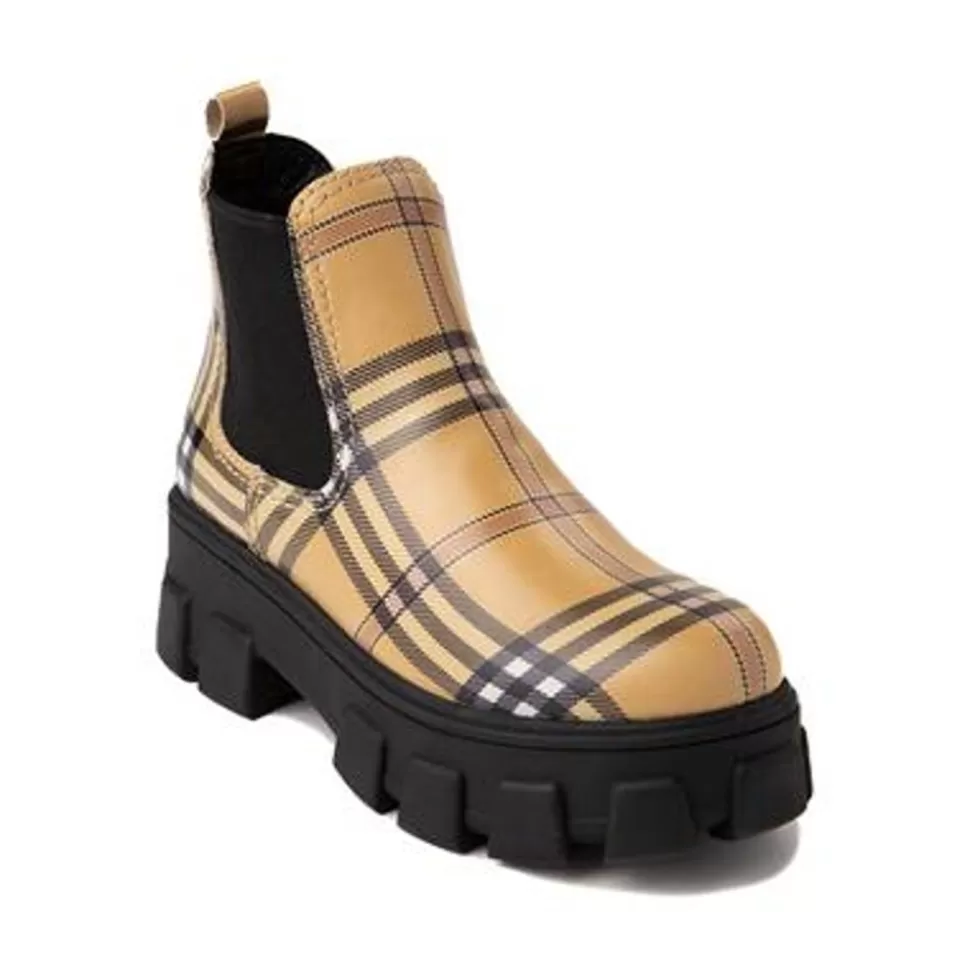 Circus by Sam Edelman Boot- Darielle Yellow Plaid Boot