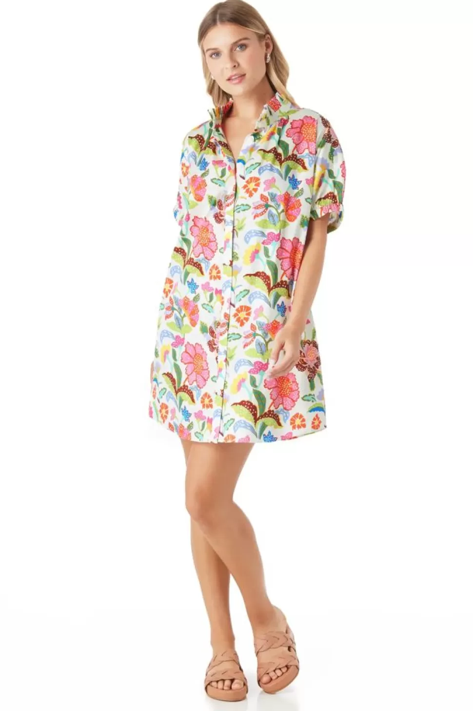 Crosby By Mollie Burch Mini- Betts Dress Botanical