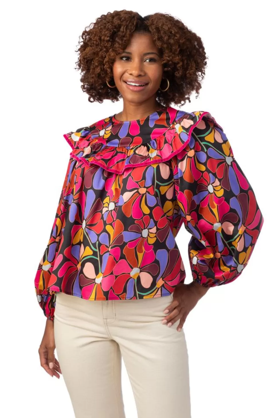 Crosby By Mollie Burch Blouses- Francine Top Daily Disco