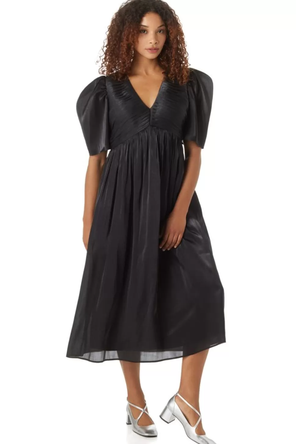 Crosby By Mollie Burch Midi- Marley Dress Black