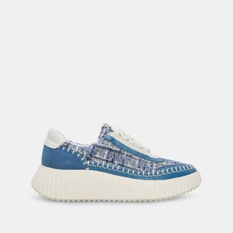 Dolce Vita Sneaker- Dolen Navy Multi Woven Sneakers