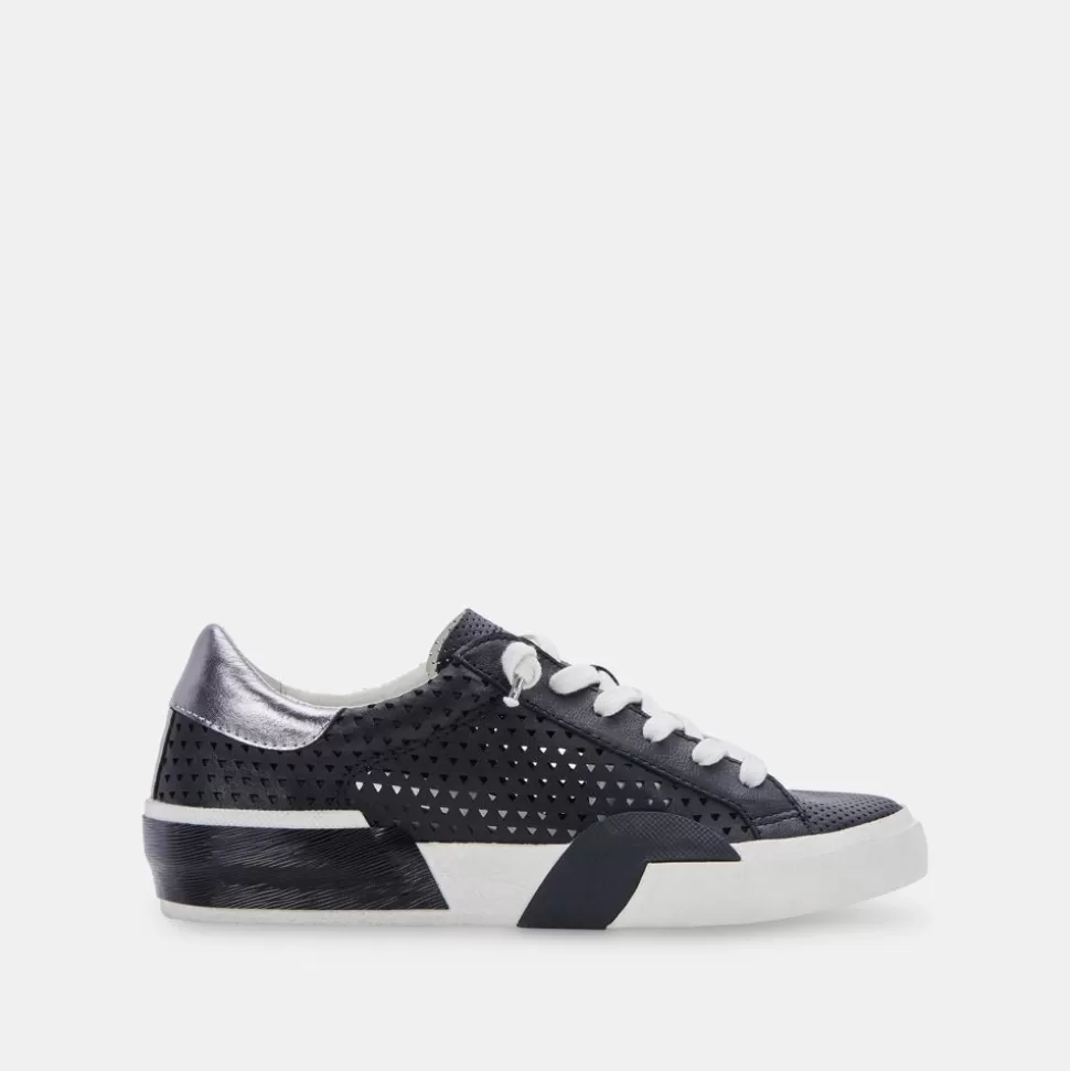 Dolce Vita Sneaker- Zina Black Perforated