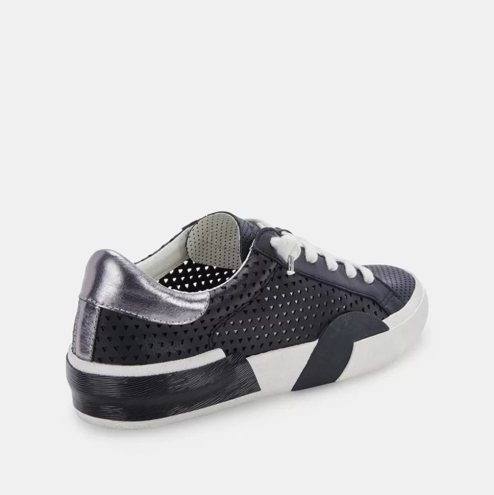 Dolce Vita Sneaker- Zina Black Perforated