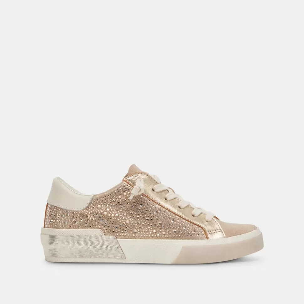 Dolce Vita Sneaker- Zina Crystal Gold Suede