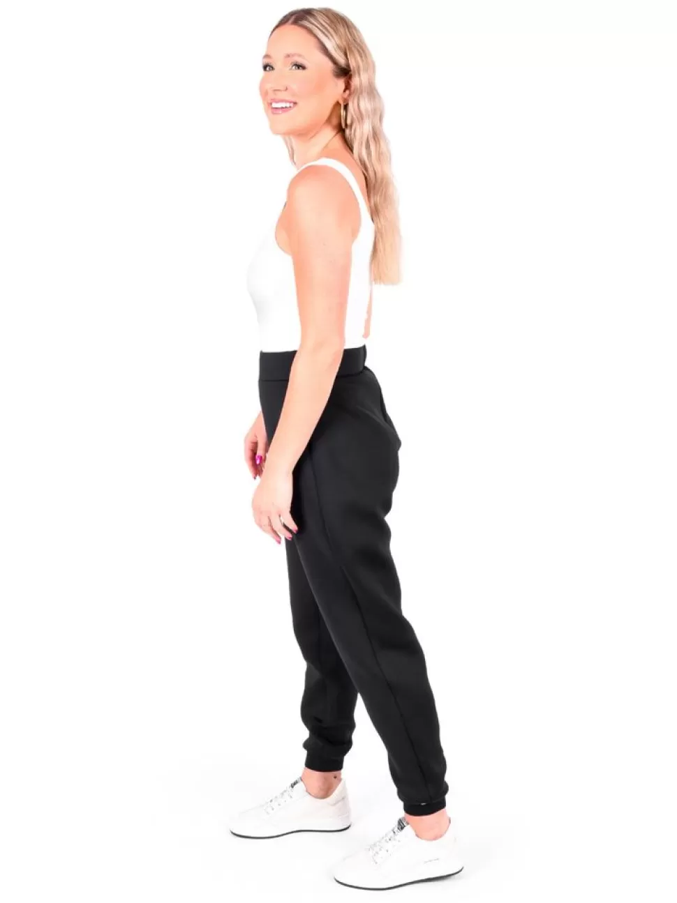 Emily McCarthy Pants- Downtown Jogger Noir