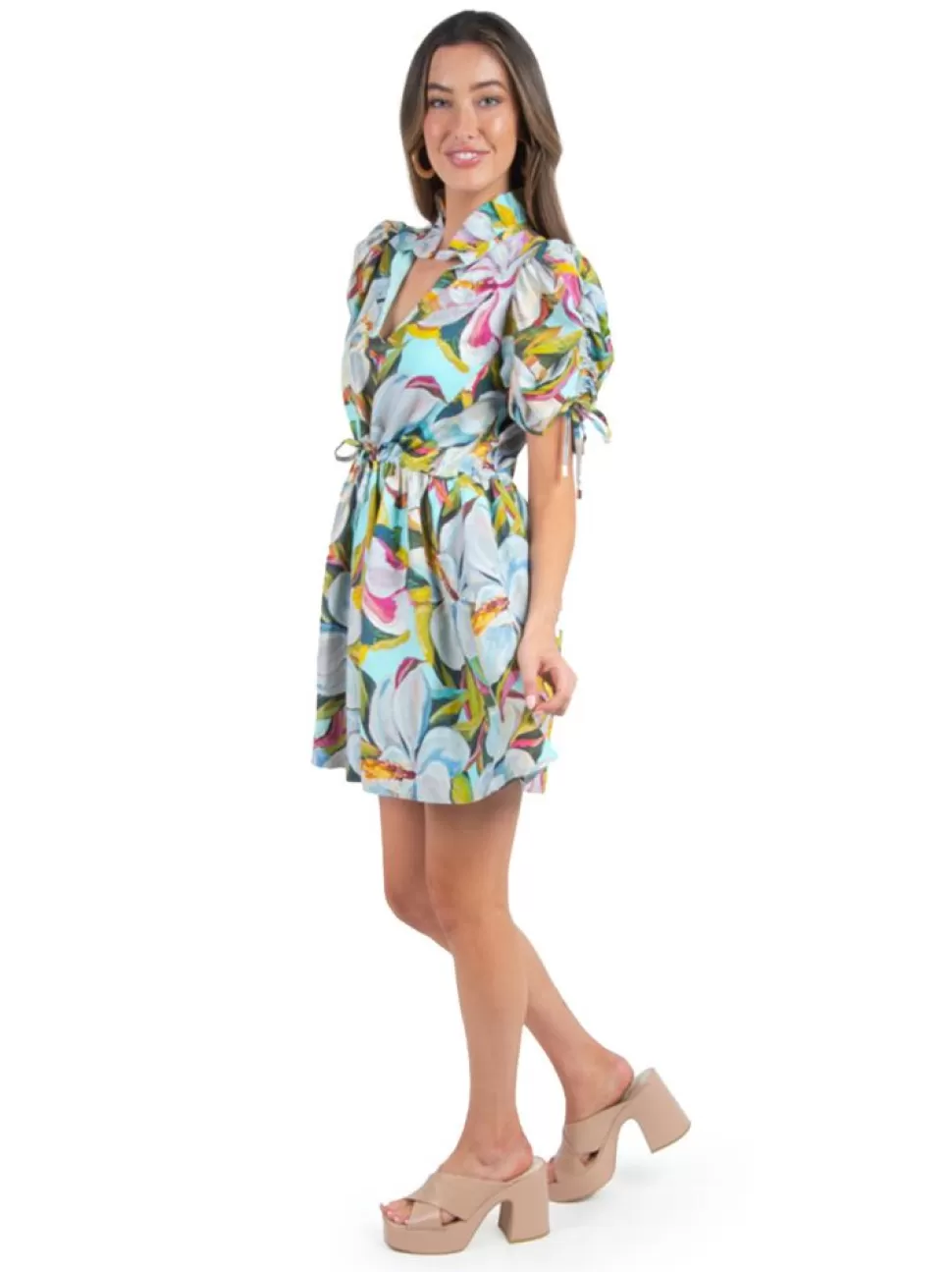 Emily McCarthy Mini- Posey Dress Magnolia