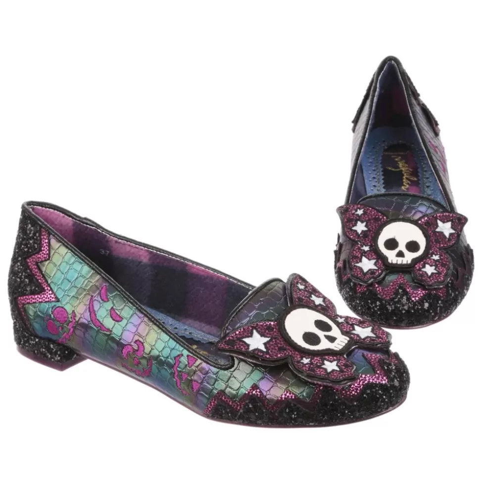 Irregular Choice Flat- Deadly Kiss