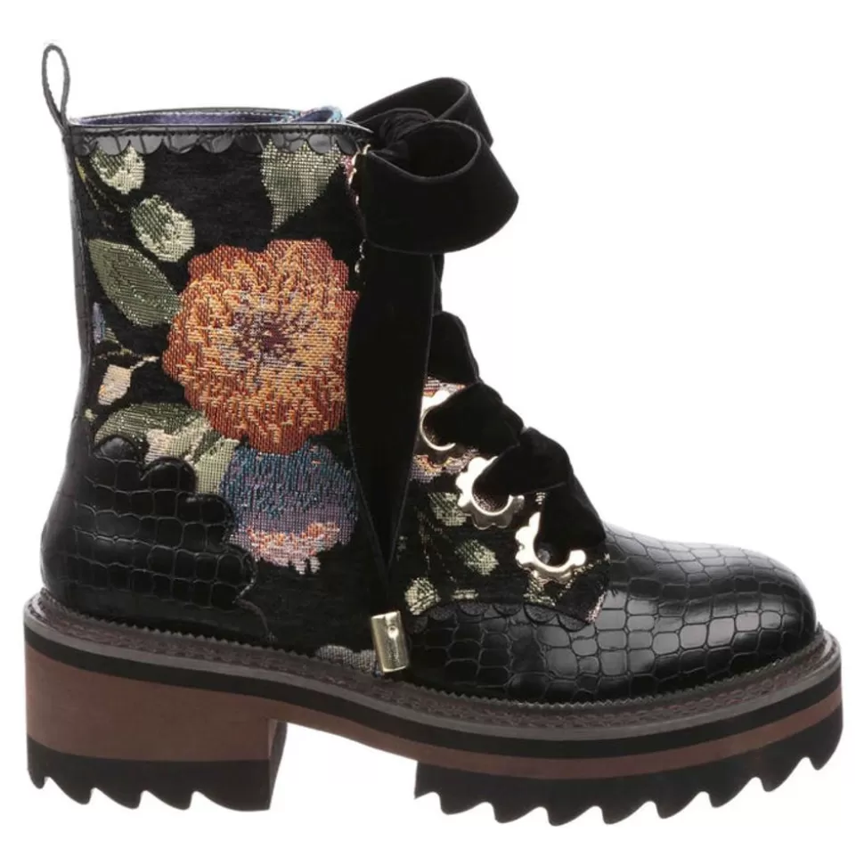 Irregular Choice Boot- Morning Stroll Black