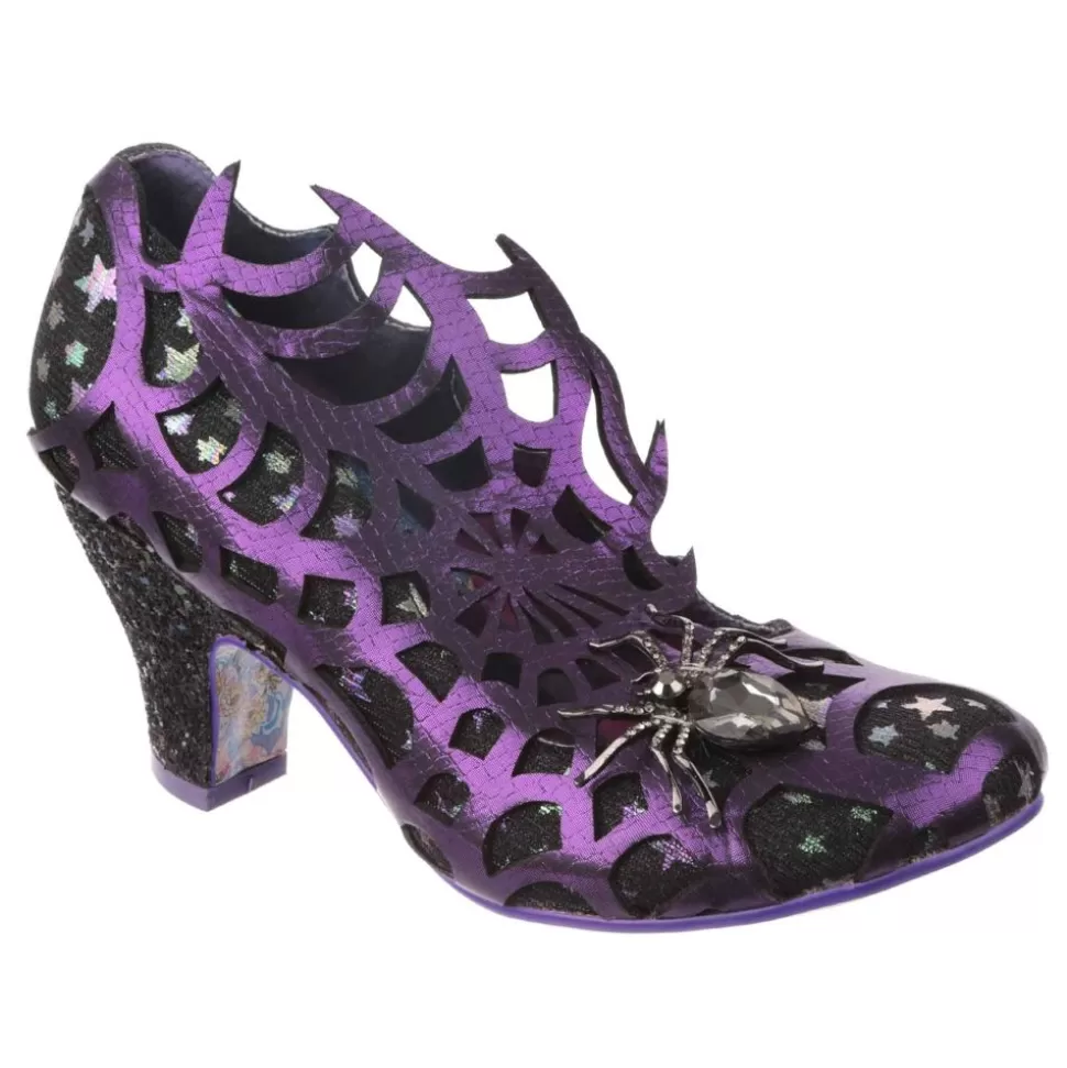 Irregular Choice Heel- On The Web Purple