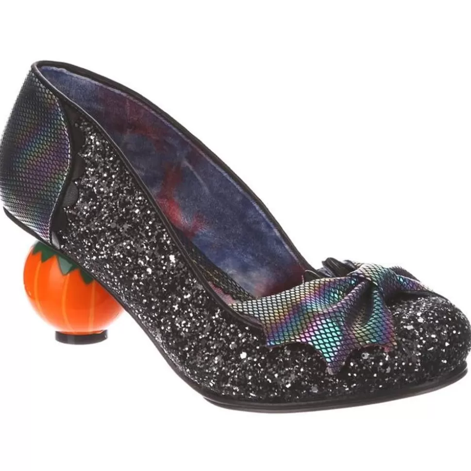 Irregular Choice Heel- Pumpkin Patch Black