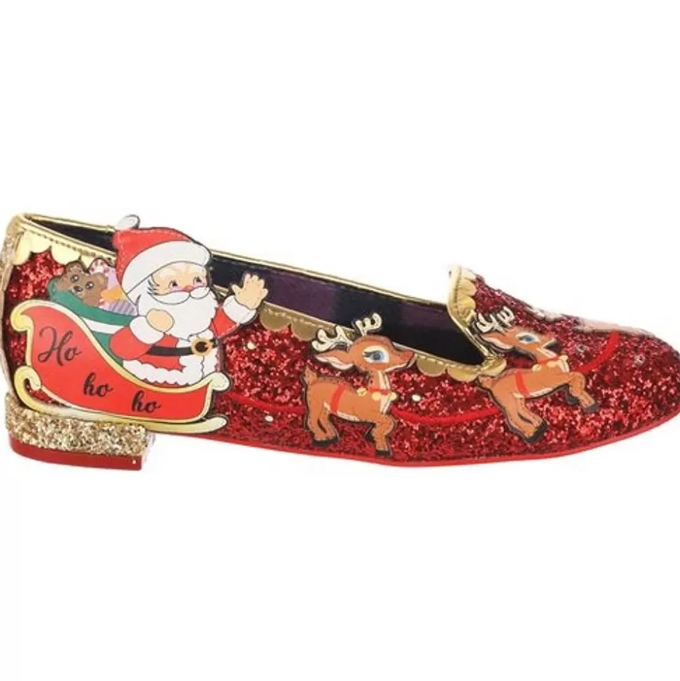 Irregular Choice Flat- Santas Sleigh