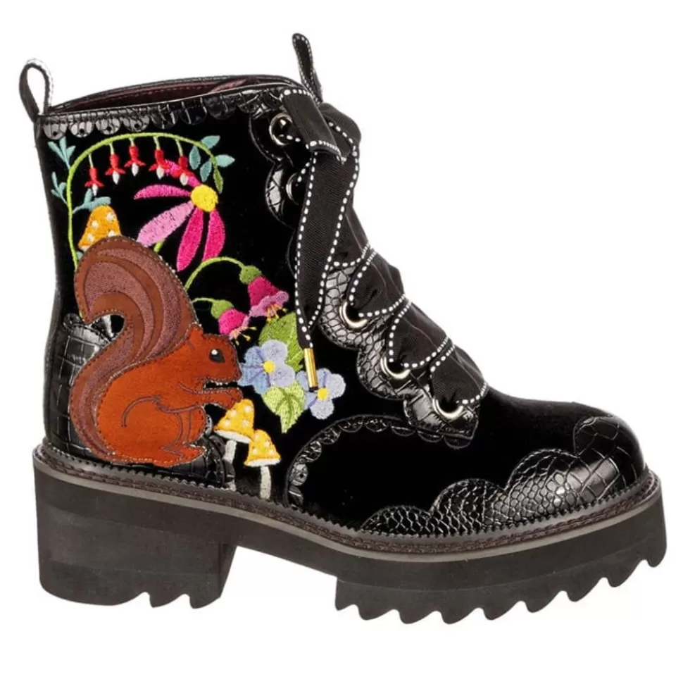 Irregular Choice Boot- Sleepy Squirrel