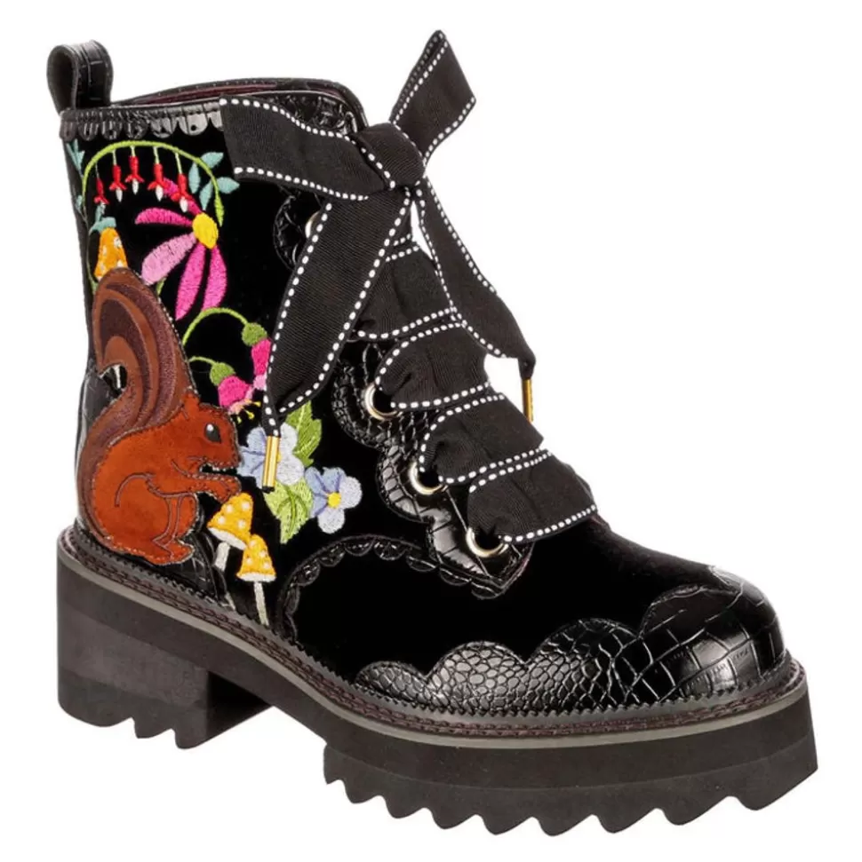 Irregular Choice Boot- Sleepy Squirrel