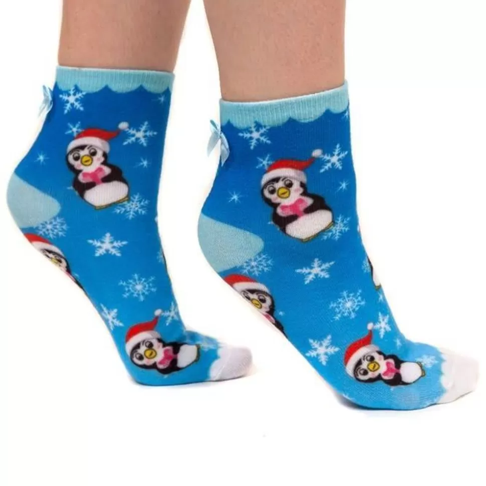 Irregular Choice Socks And Tights- Sockadelic Penguin